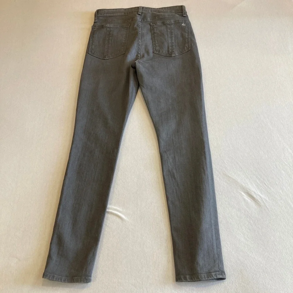 Rag & Bone Women 30x30 Nina High-Rise Skinny Jeans Grey WDD21P2664K0GR USA
